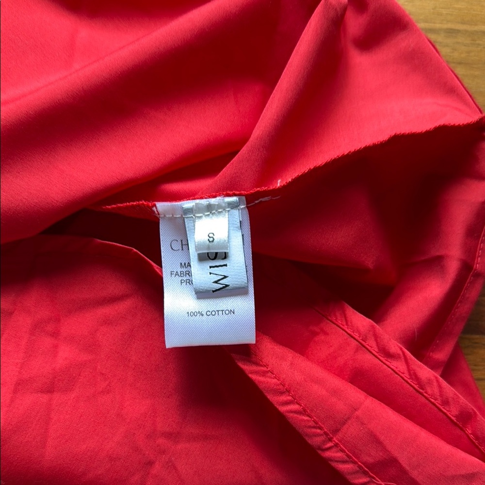 Chicwish Red Ruched Maxi Gown - Picture 6 of 6